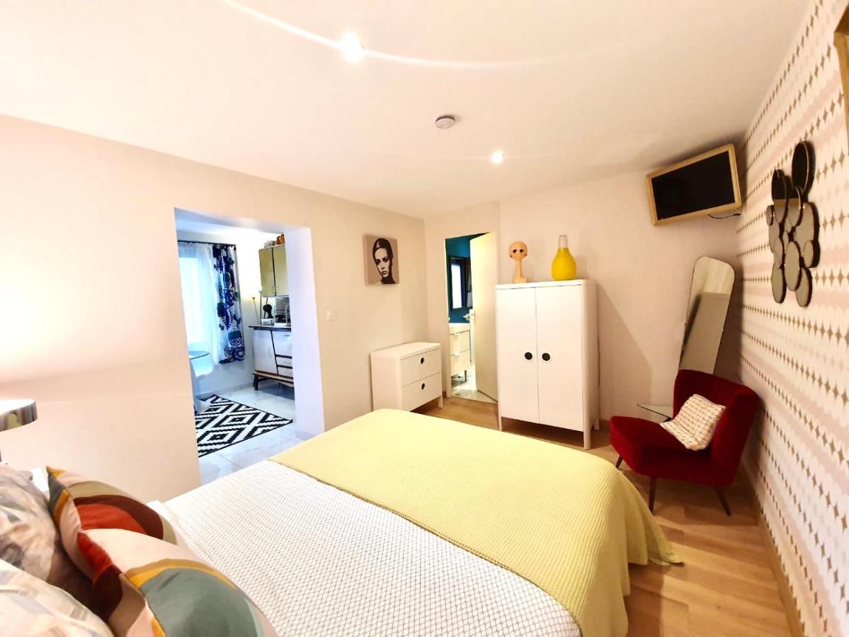 La Maison Pop Appartement Meuble Independant Avec Jardin Romans-sur-Isère Εξωτερικό φωτογραφία