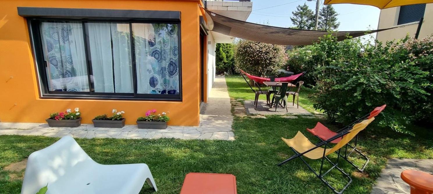 La Maison Pop Appartement Meuble Independant Avec Jardin Romans-sur-Isère Εξωτερικό φωτογραφία